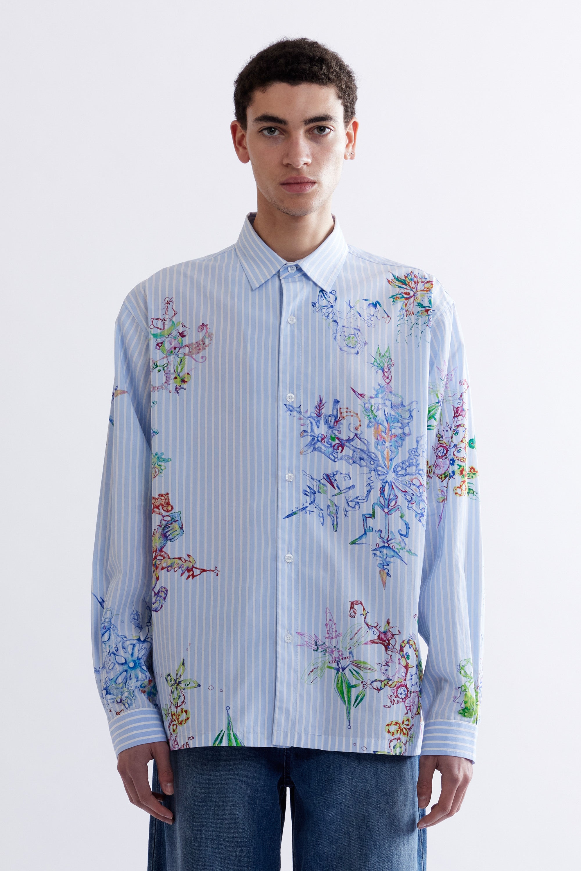 The FRACTAL STRIPE SHIRT - COCO STAR available online with global shipping, and in PAM Stores Melbourne and Sydney.