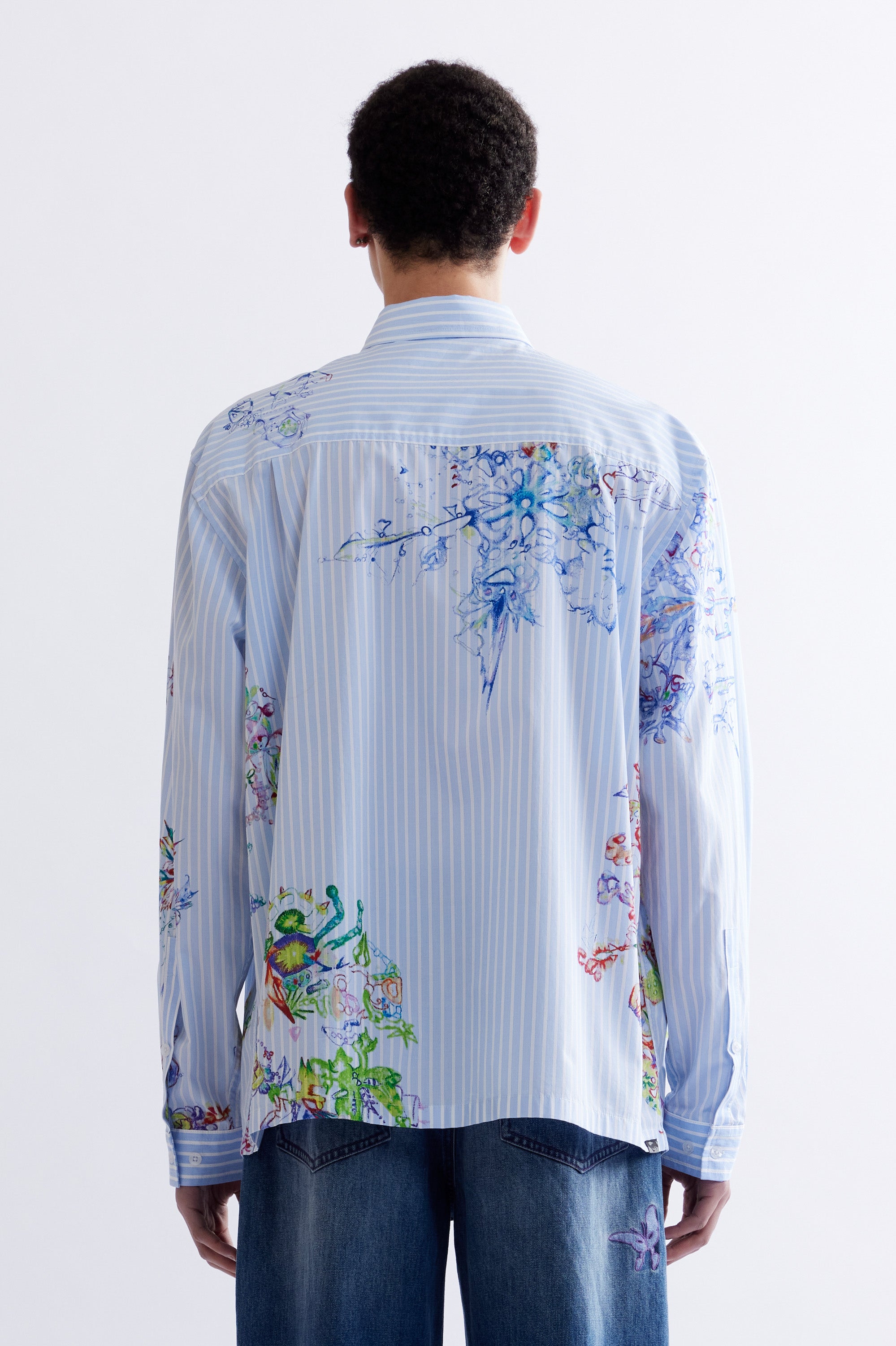 The FRACTAL STRIPE SHIRT - COCO STAR available online with global shipping, and in PAM Stores Melbourne and Sydney.