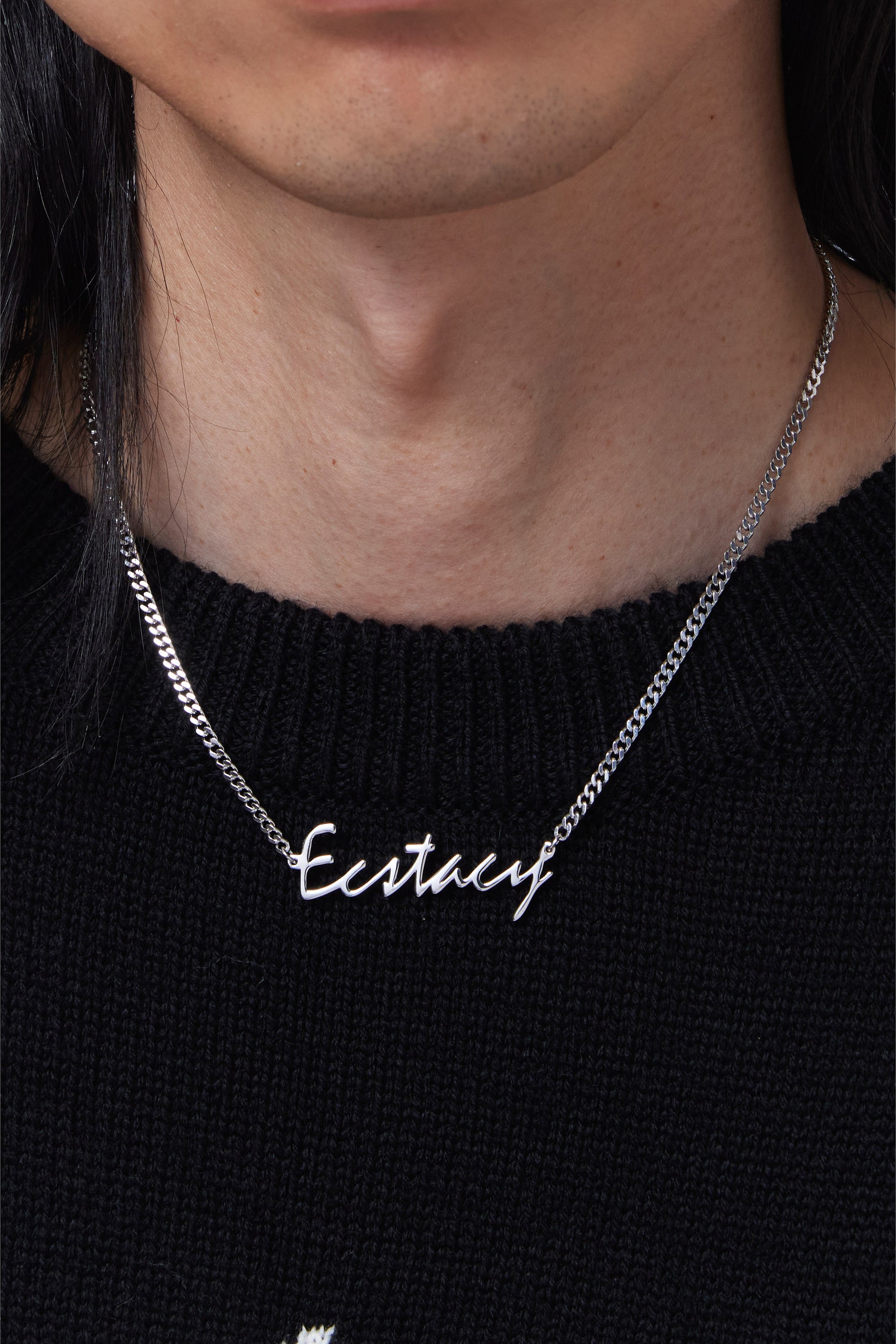 The P. WORLD SILVER ECSTACY NECKLACE  available online with global shipping, and in PAM Stores Melbourne and Sydney.