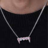 The GRILLZ FANGZ NECKLACE  available online with global shipping, and in PAM Stores Melbourne and Sydney.