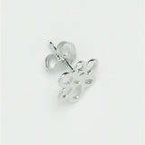 The OUTLINE GESTURE STUD - SILVER available online with global shipping, and in PAM Stores Melbourne and Sydney.