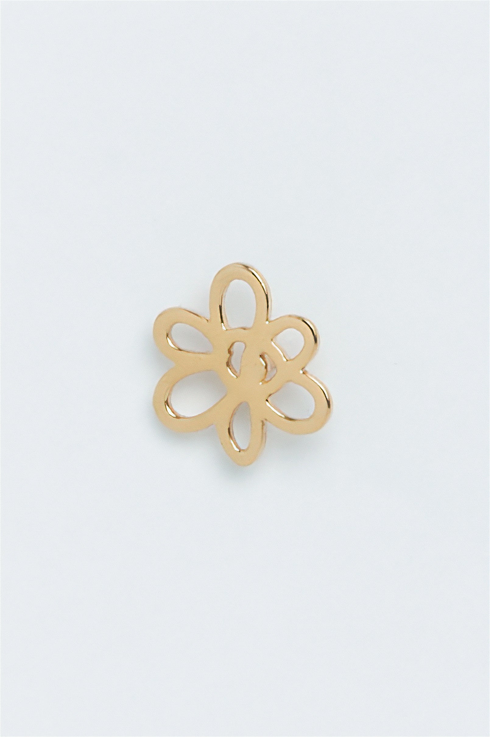 The OUTLINE GESTURE STUD - GOLD available online with global shipping, and in PAM Stores Melbourne and Sydney.