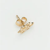 The OUTLINE GESTURE STUD - GOLD available online with global shipping, and in PAM Stores Melbourne and Sydney.