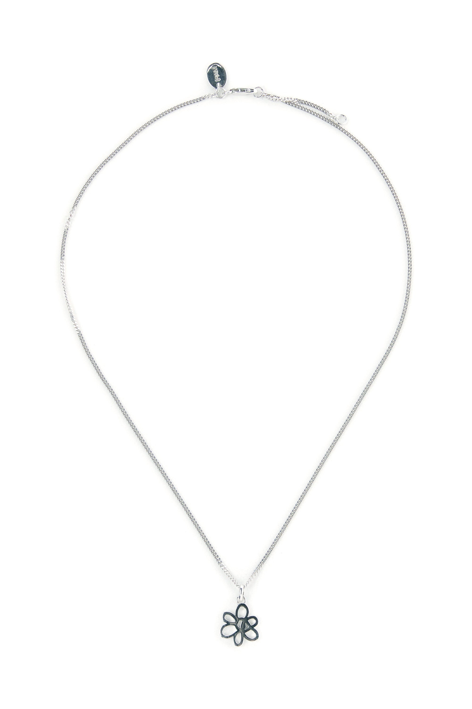 The OUTLINE GESTURES NECKLACE - SILVER available online with global shipping, and in PAM Stores Melbourne and Sydney.