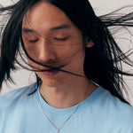 The OUTLINE GESTURES NECKLACE - SILVER available online with global shipping, and in PAM Stores Melbourne and Sydney.