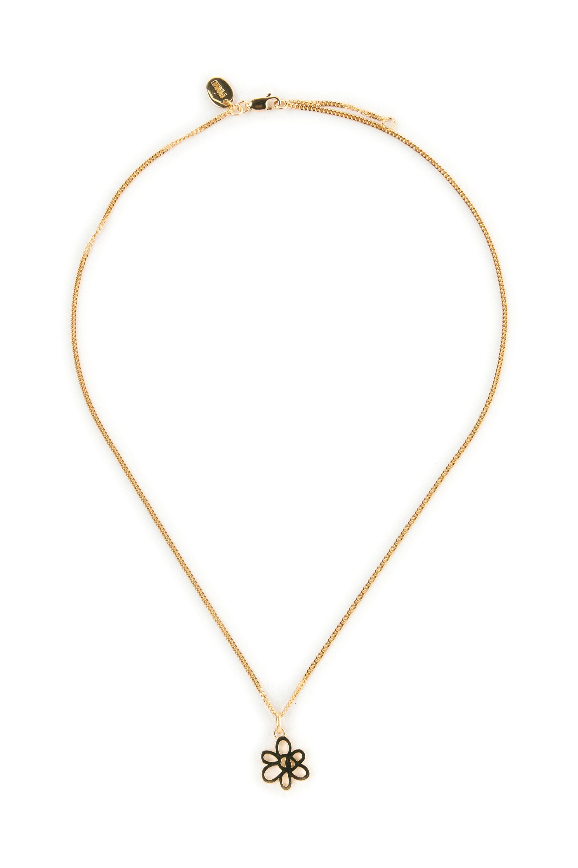 The OUTLINE GESTURES NECKLACE - GOLD available online with global shipping, and in PAM Stores Melbourne and Sydney.