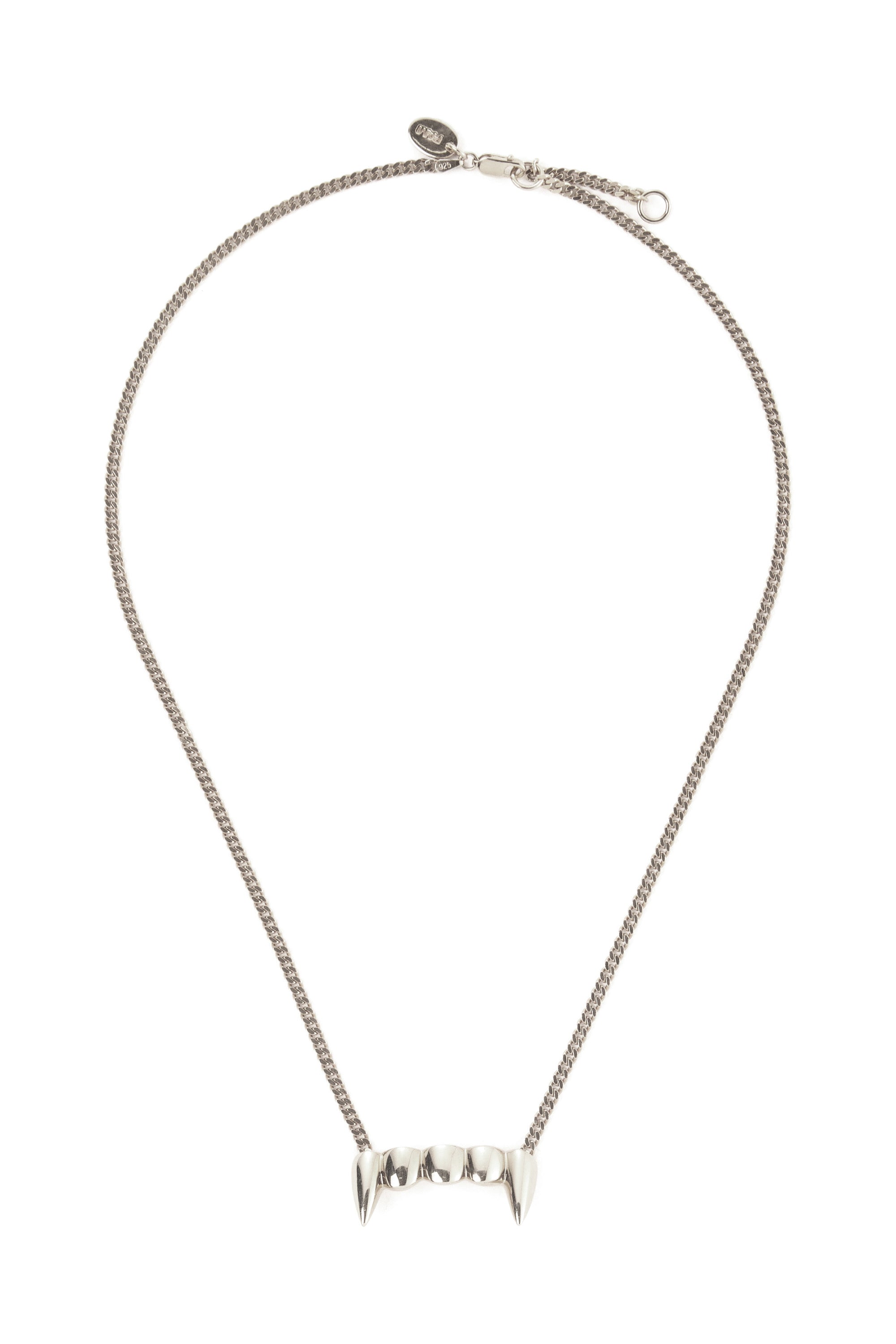 The FANGZ NECKLACE - SILVER available online with global shipping, and in PAM Stores Melbourne and Sydney.
