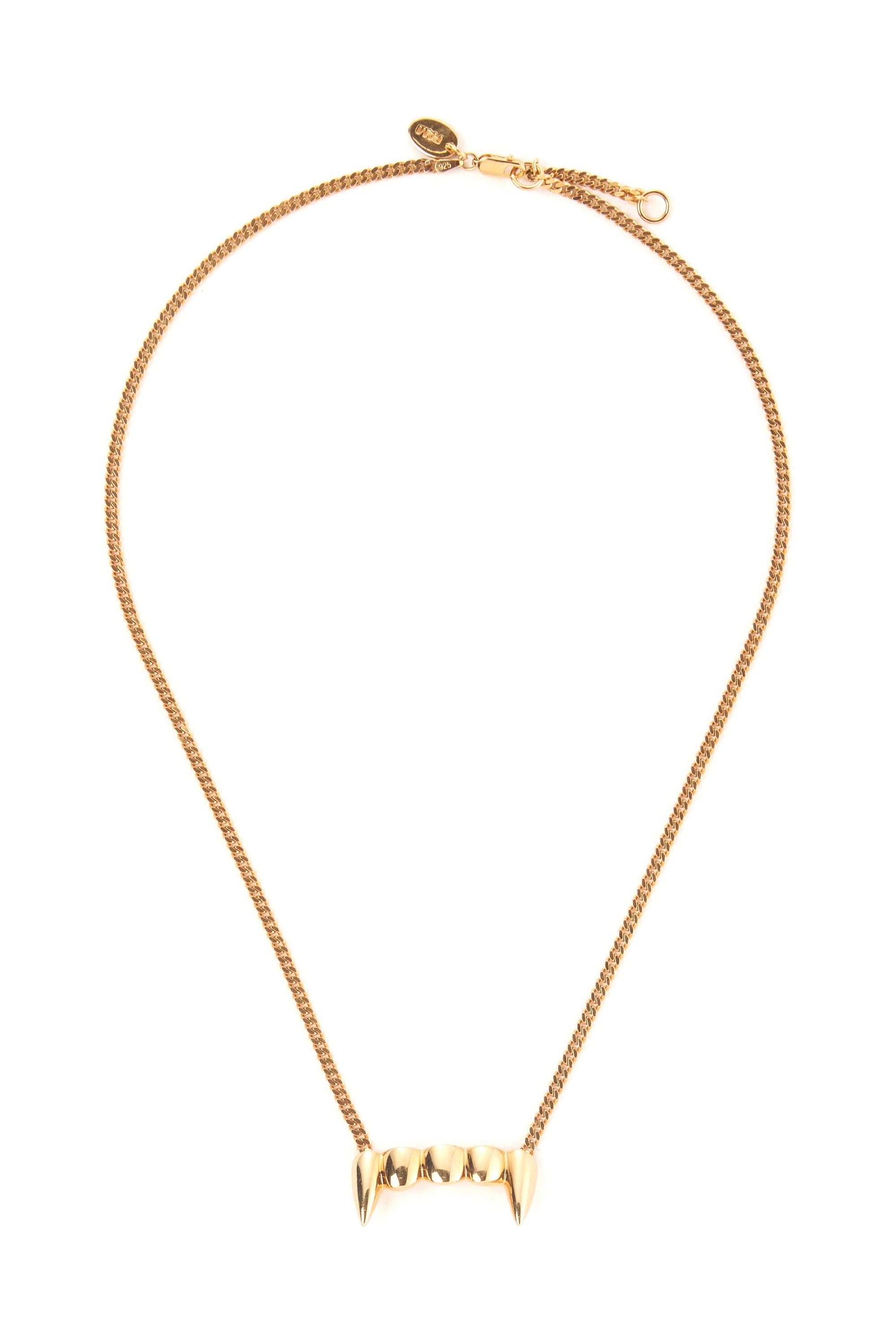 The FANGZ NECKLACE - GOLD available online with global shipping, and in PAM Stores Melbourne and Sydney.