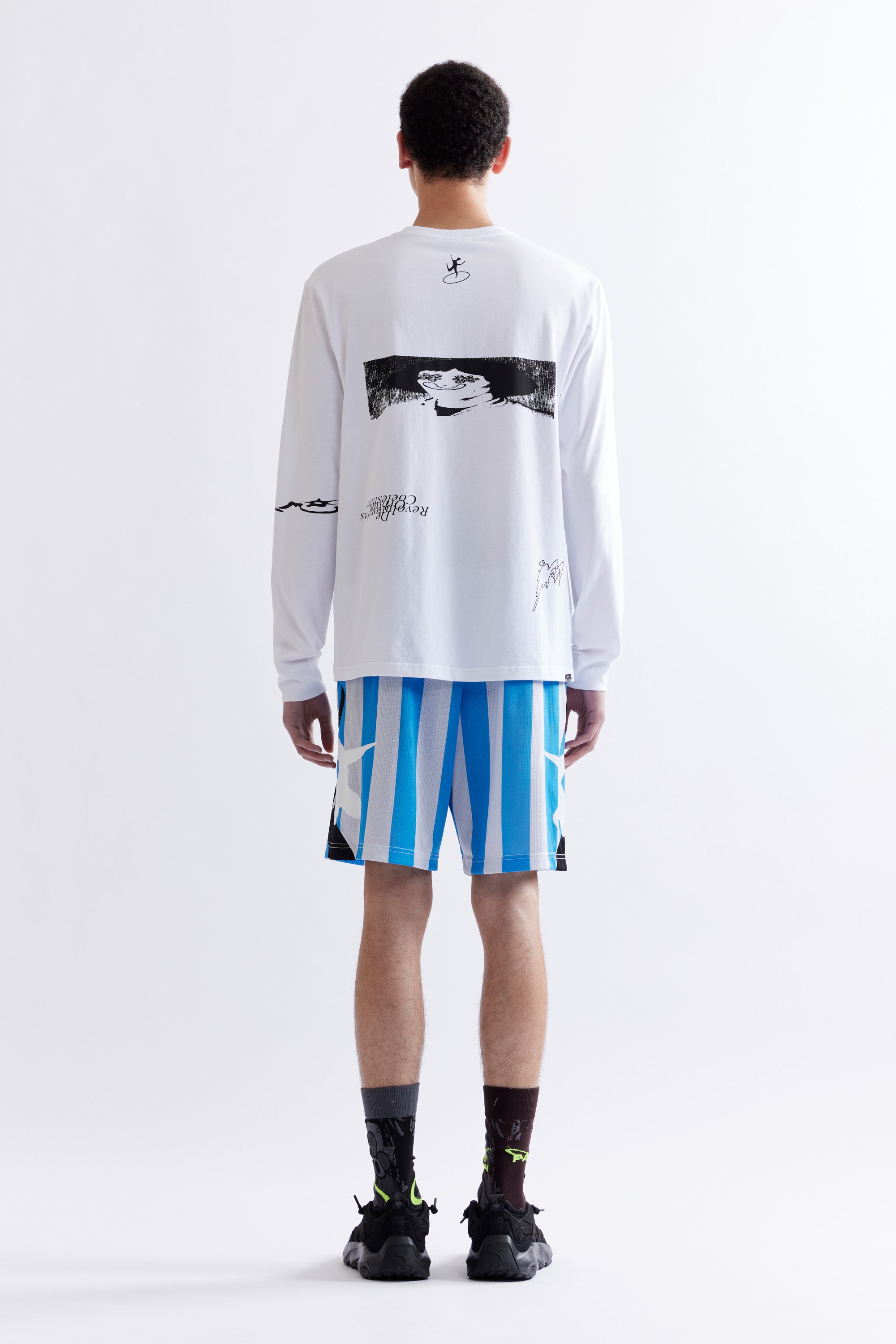 The DE REVOLUTIONIBUS LS TEE available online with global shipping, and in PAM Stores Melbourne and Sydney.