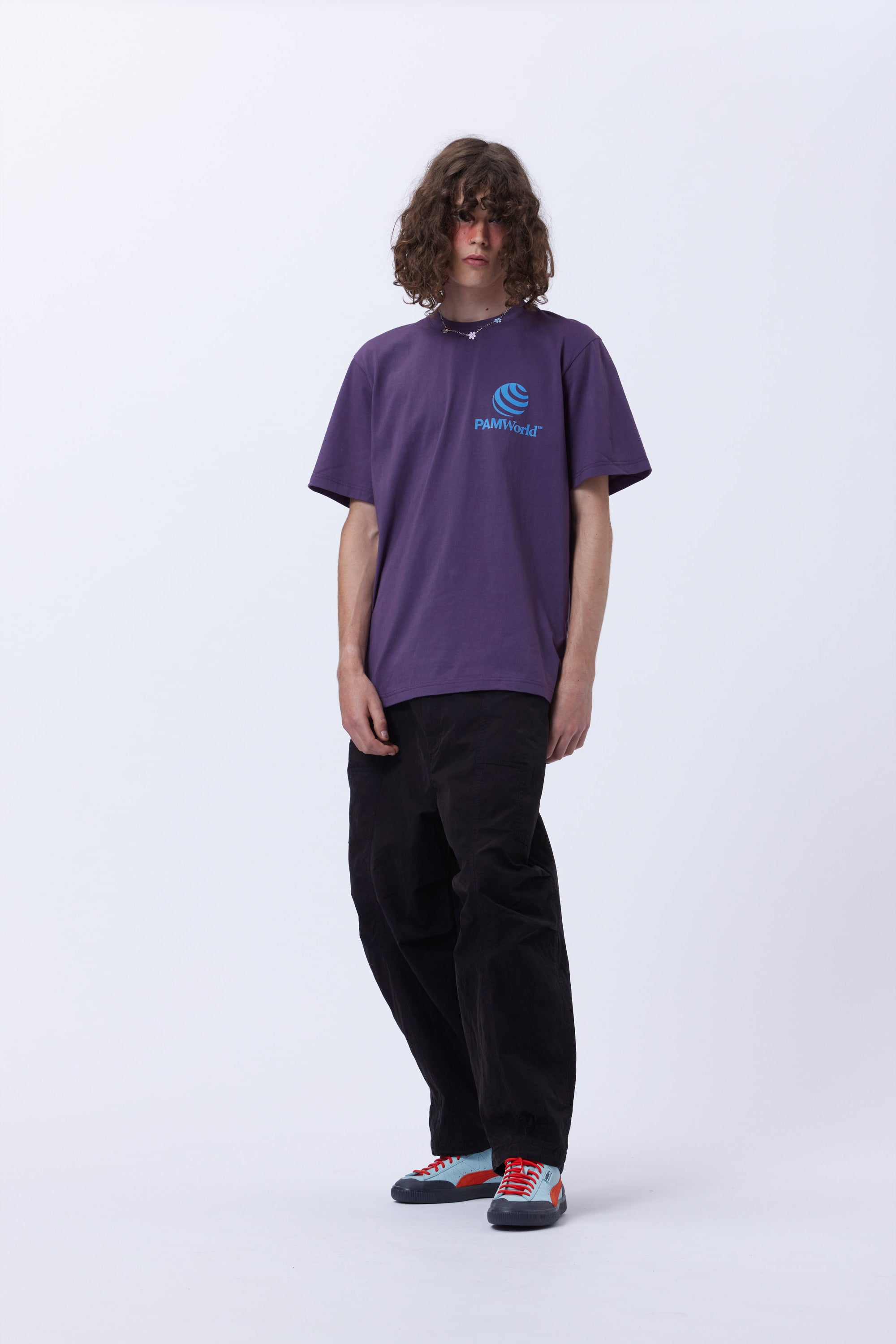 The P. WORLD SS TEE  available online with global shipping, and in PAM Stores Melbourne and Sydney.