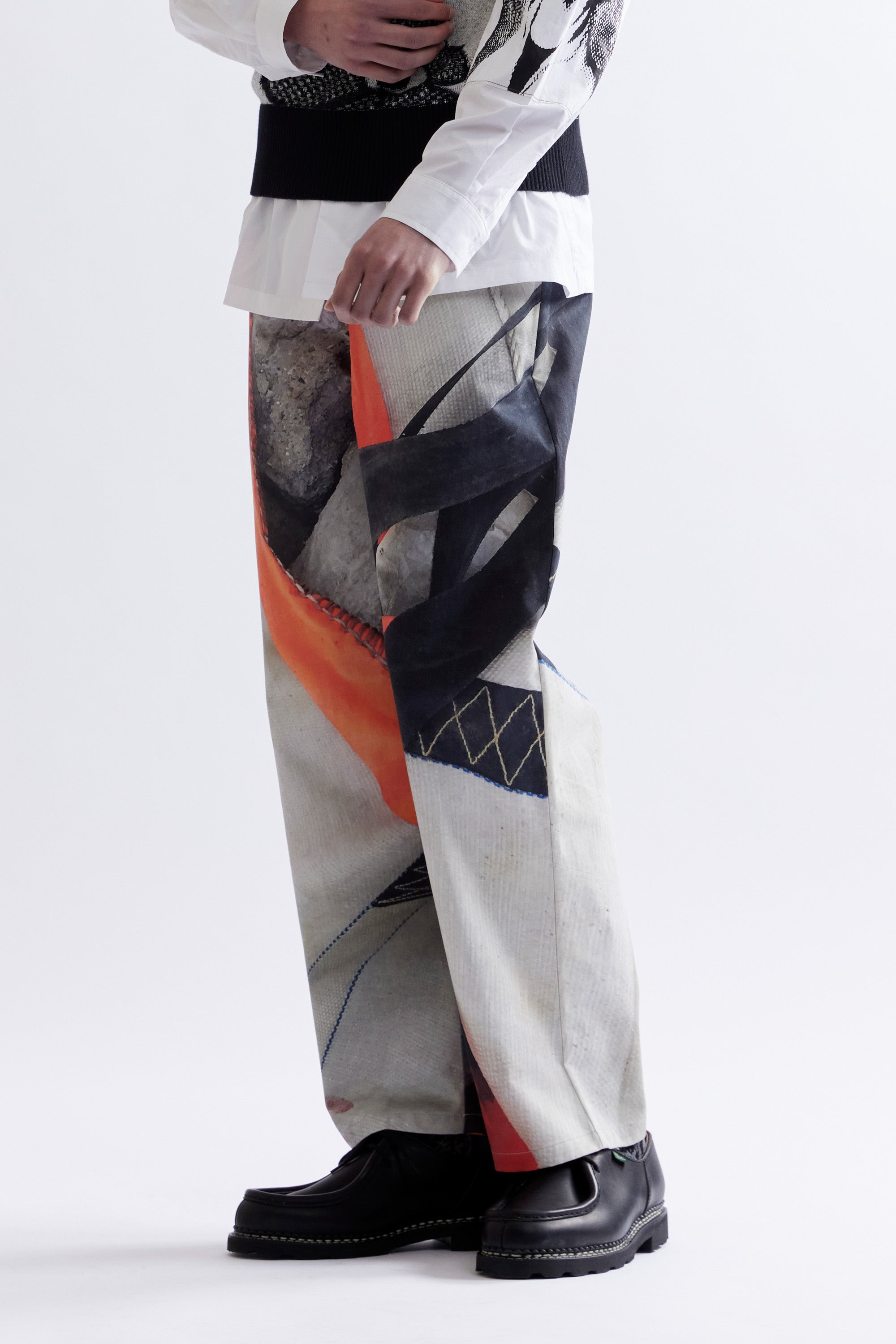 The GRANITE AOP CINO TROUSER available online with global shipping, and in PAM Stores Melbourne and Sydney.