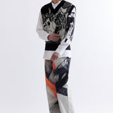 The GRANITE AOP CINO TROUSER available online with global shipping, and in PAM Stores Melbourne and Sydney.