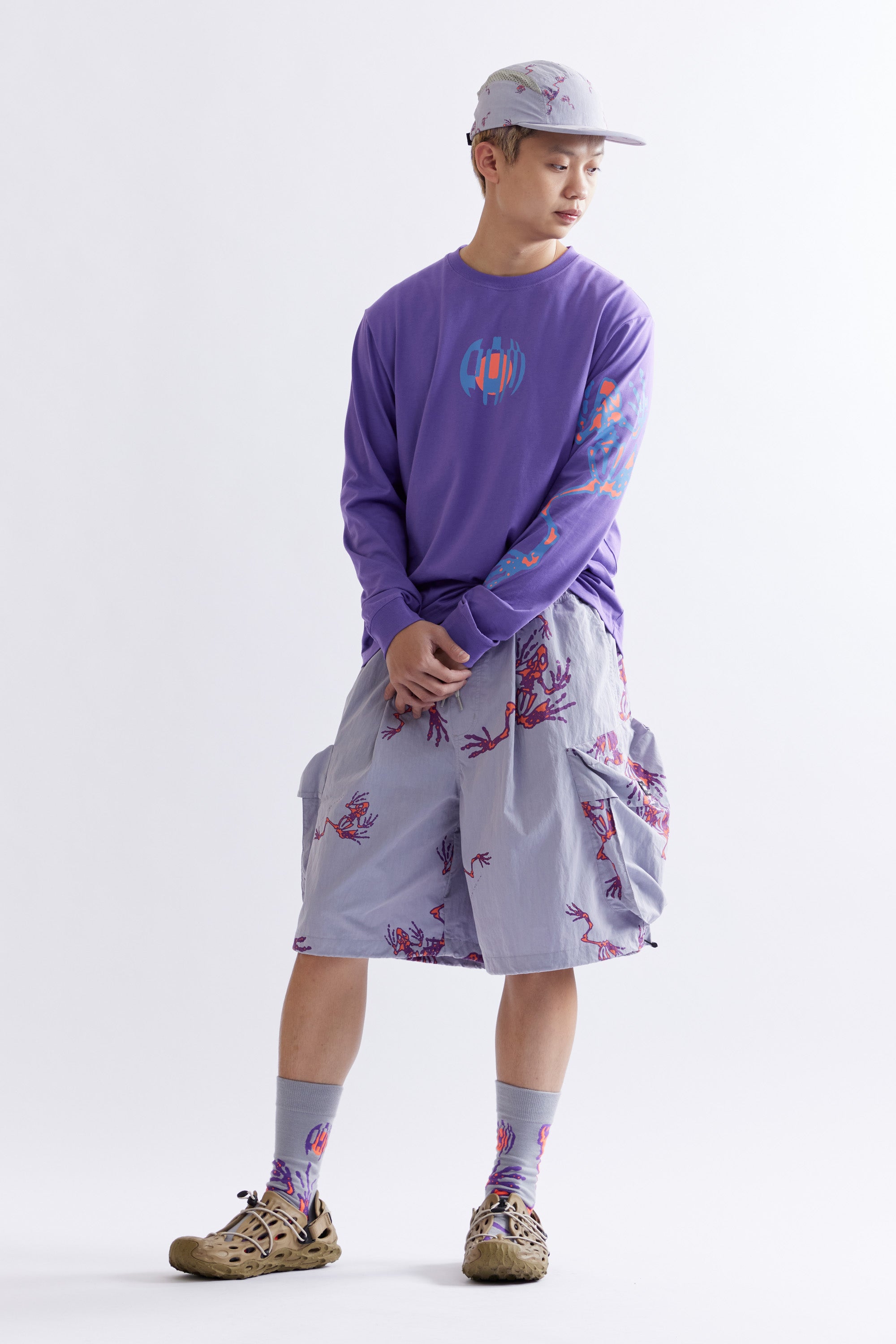 The LEEP FROG LS TEE available online with global shipping, and in PAM Stores Melbourne and Sydney.