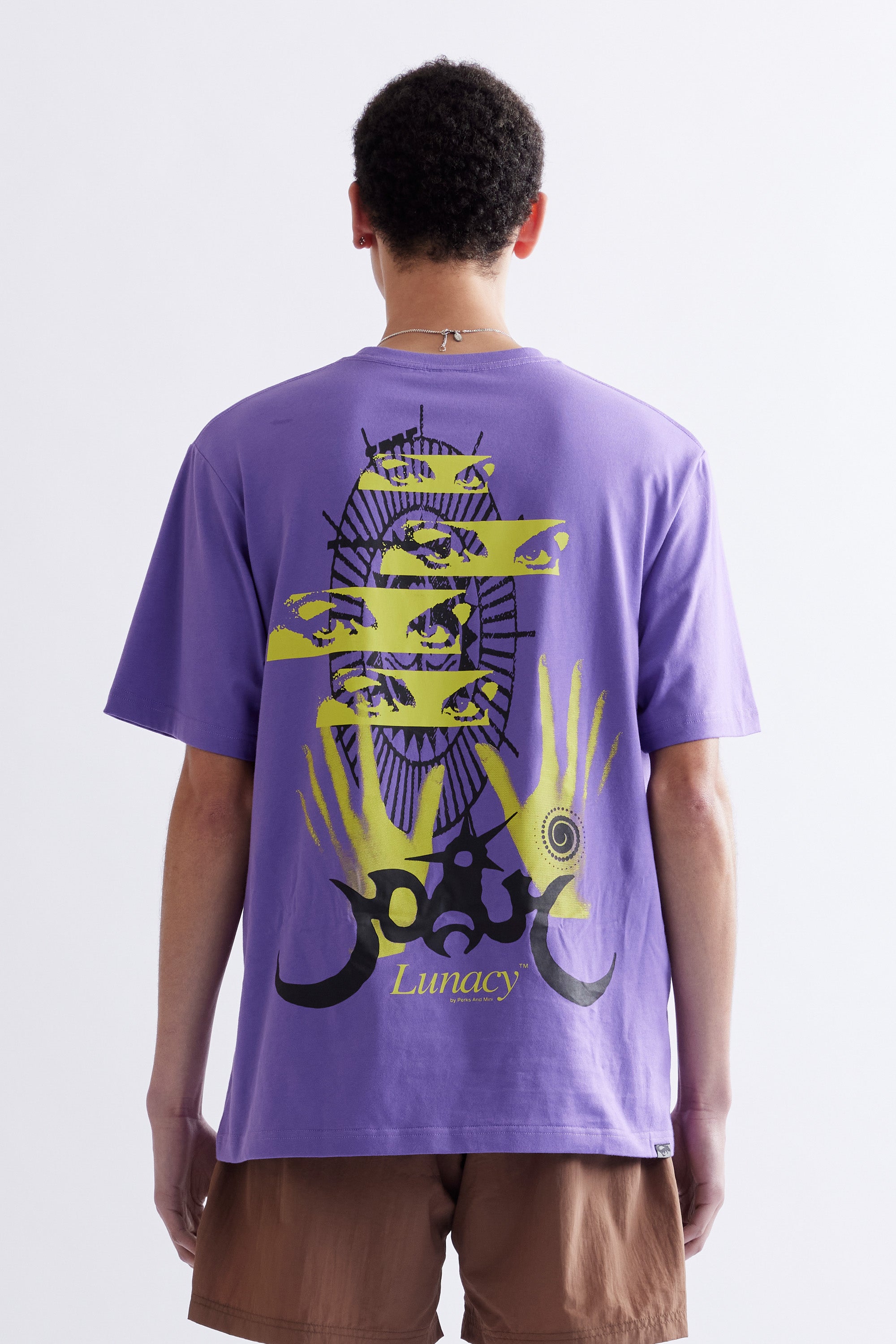 The LUNACY SS TEE available online with global shipping, and in PAM Stores Melbourne and Sydney.