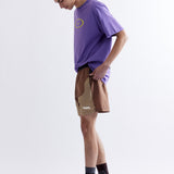 The LUNACY FREE WHEELING TRACK SHORTS - BROWN available online with global shipping, and in PAM Stores Melbourne and Sydney.