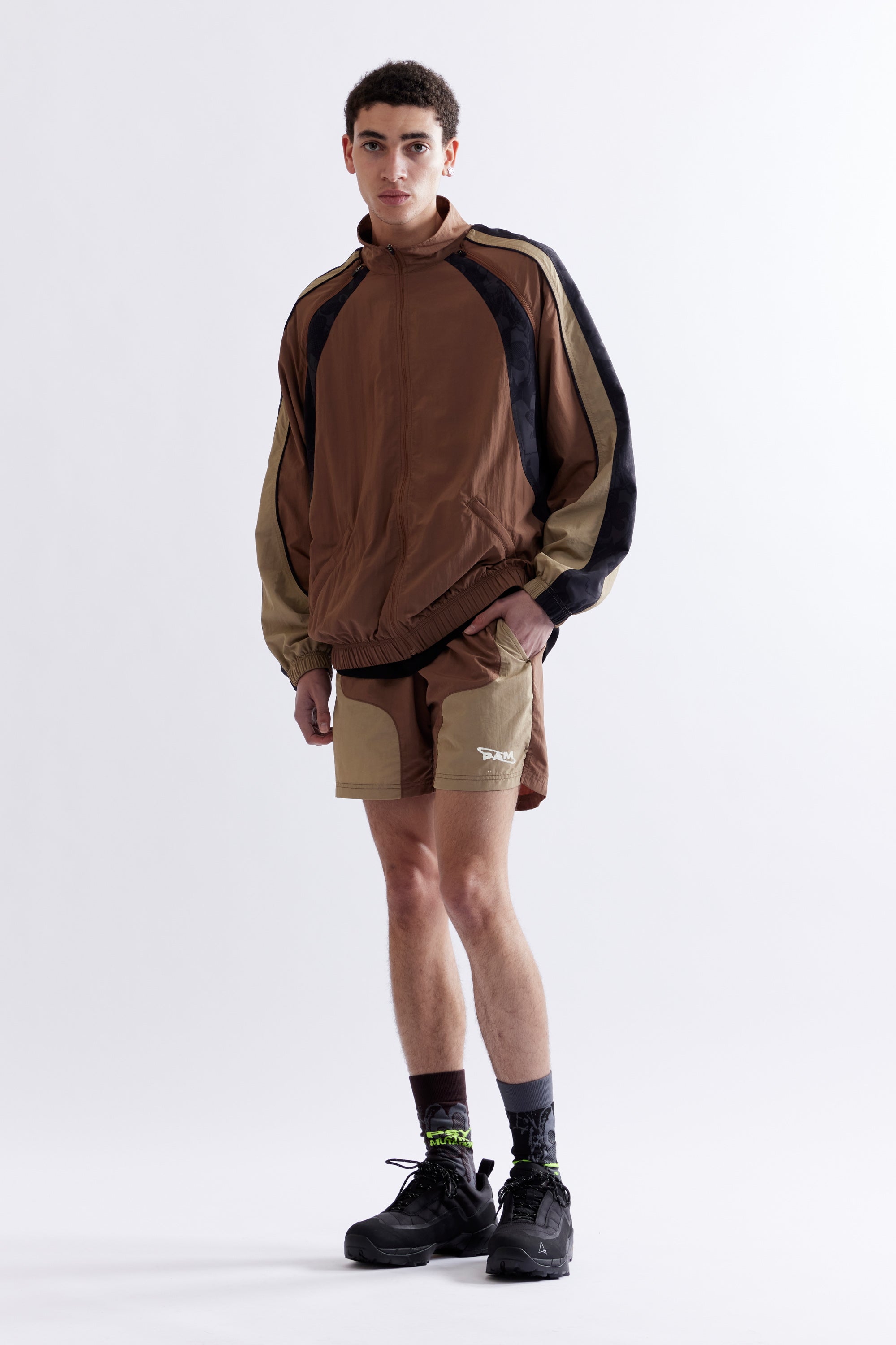 The LUNACY TRACKTION ZIP THRU TRACK JACKET available online with global shipping, and in PAM Stores Melbourne and Sydney.