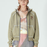 The CHERRY MOON HOODED ZIP THRU SWEAT available online with global shipping, and in PAM Stores Melbourne and Sydney.