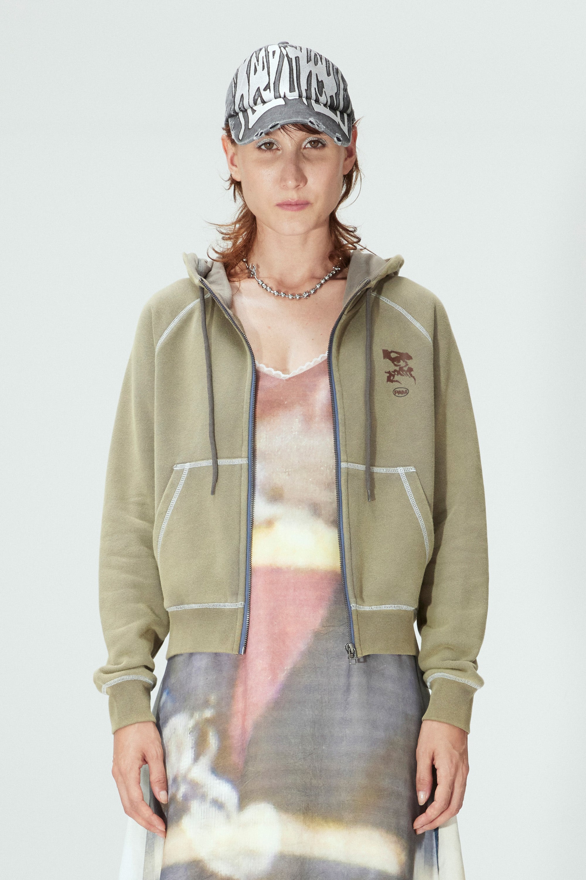 The CHERRY MOON HOODED ZIP THRU SWEAT available online with global shipping, and in PAM Stores Melbourne and Sydney.