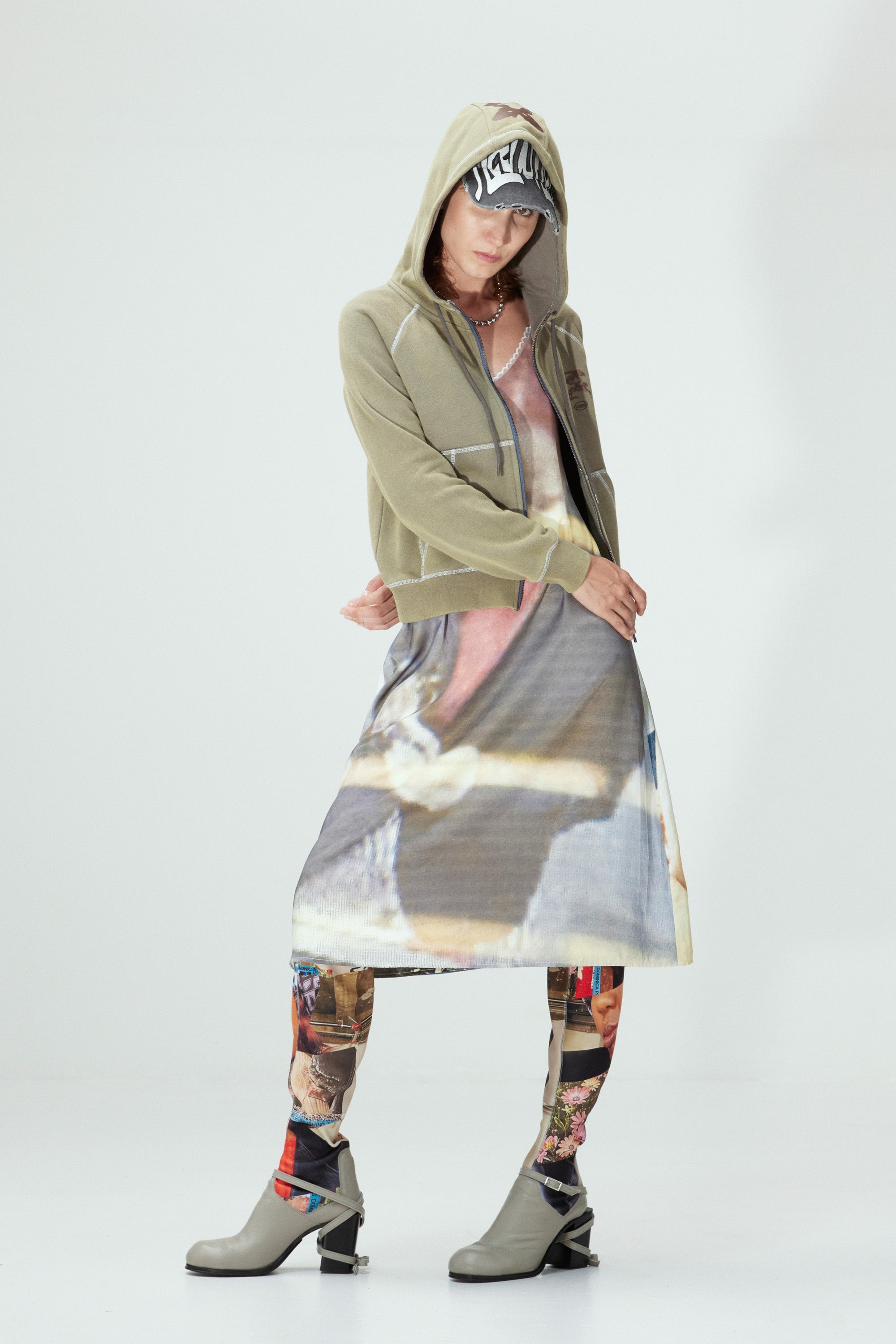 The CHERRY MOON HOODED ZIP THRU SWEAT available online with global shipping, and in PAM Stores Melbourne and Sydney.