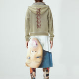 The CHERRY MOON HOODED ZIP THRU SWEAT available online with global shipping, and in PAM Stores Melbourne and Sydney.