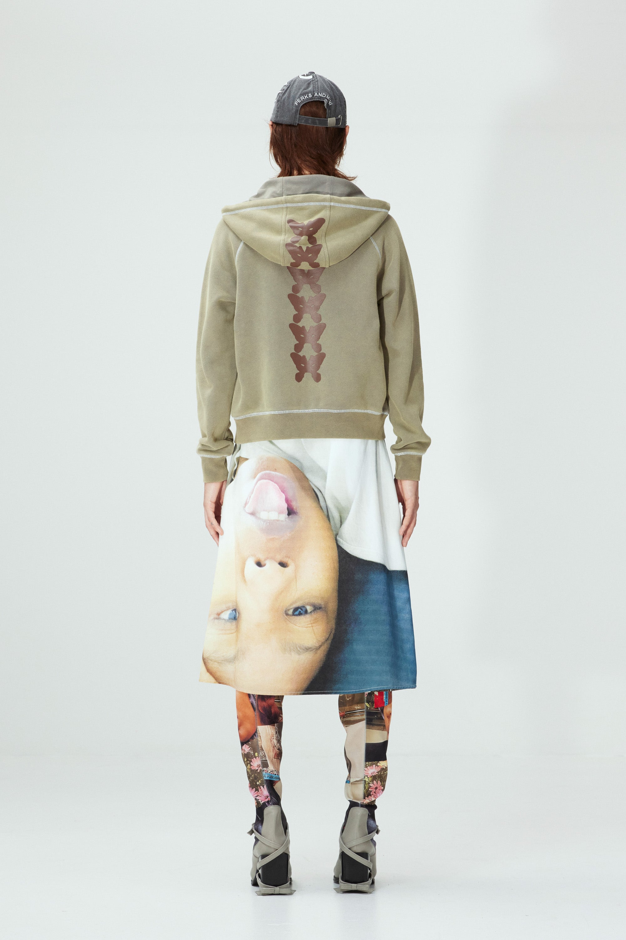 The CHERRY MOON HOODED ZIP THRU SWEAT available online with global shipping, and in PAM Stores Melbourne and Sydney.