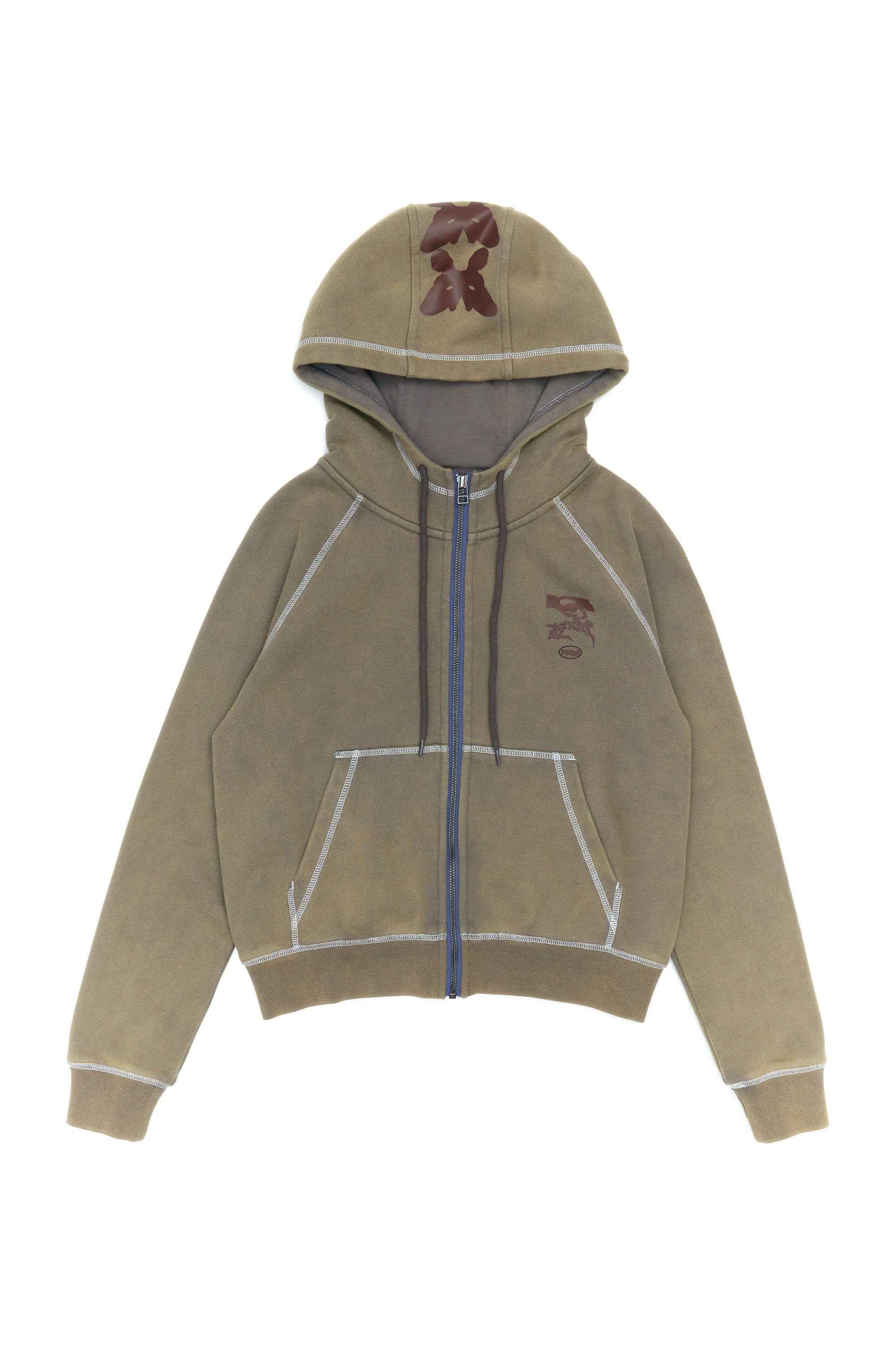 The CHERRY MOON HOODED ZIP THRU SWEAT available online with global shipping, and in PAM Stores Melbourne and Sydney.