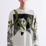 The ROTATIONS OVERSIZED TEE available online with global shipping, and in PAM Stores Melbourne and Sydney.