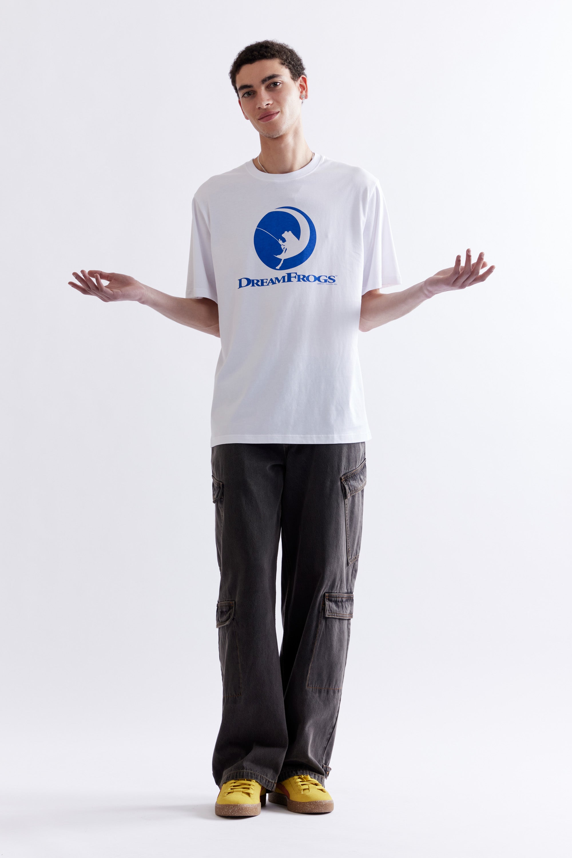 The WAXING FROG SS TEE available online with global shipping, and in PAM Stores Melbourne and Sydney.
