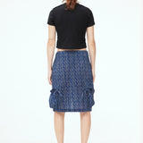 The MONOGRAM PLEATED SKIRT  available online with global shipping, and in PAM Stores Melbourne and Sydney.
