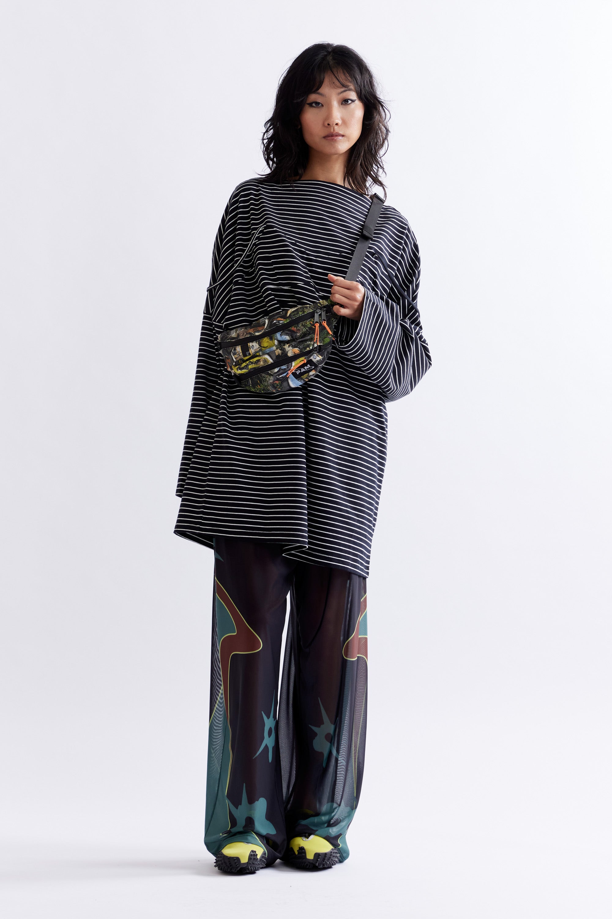 The MOON MAIDEN STRIPE DRESS available online with global shipping, and in PAM Stores Melbourne and Sydney.