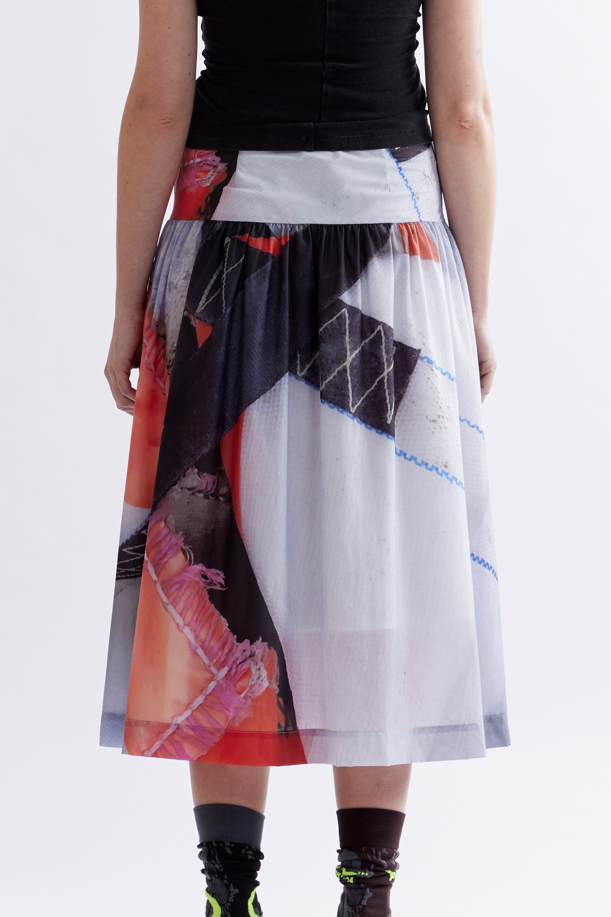 The RUE DE LANCRY MAXI SKIRT available online with global shipping, and in PAM Stores Melbourne and Sydney.