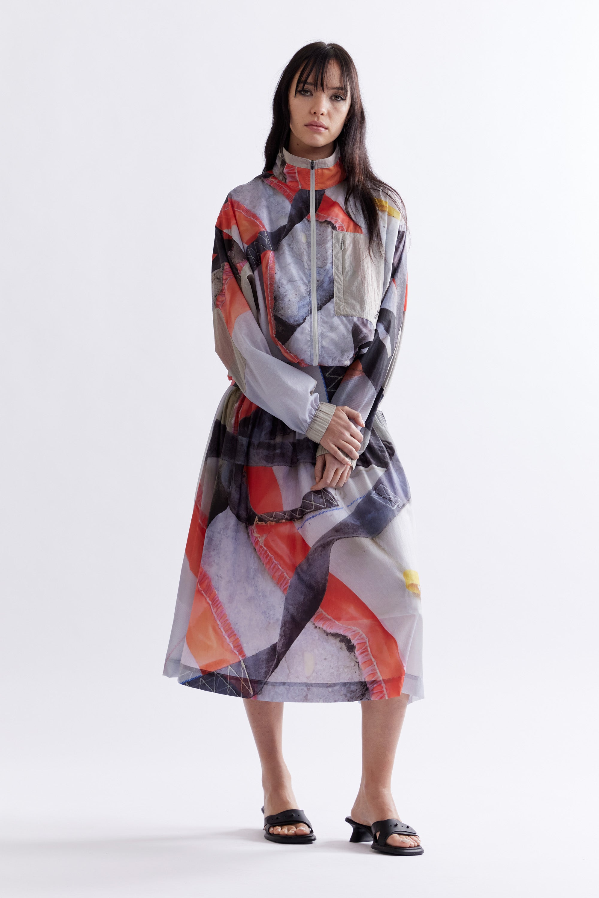 The RUE DE LANCRY MAXI SKIRT available online with global shipping, and in PAM Stores Melbourne and Sydney.