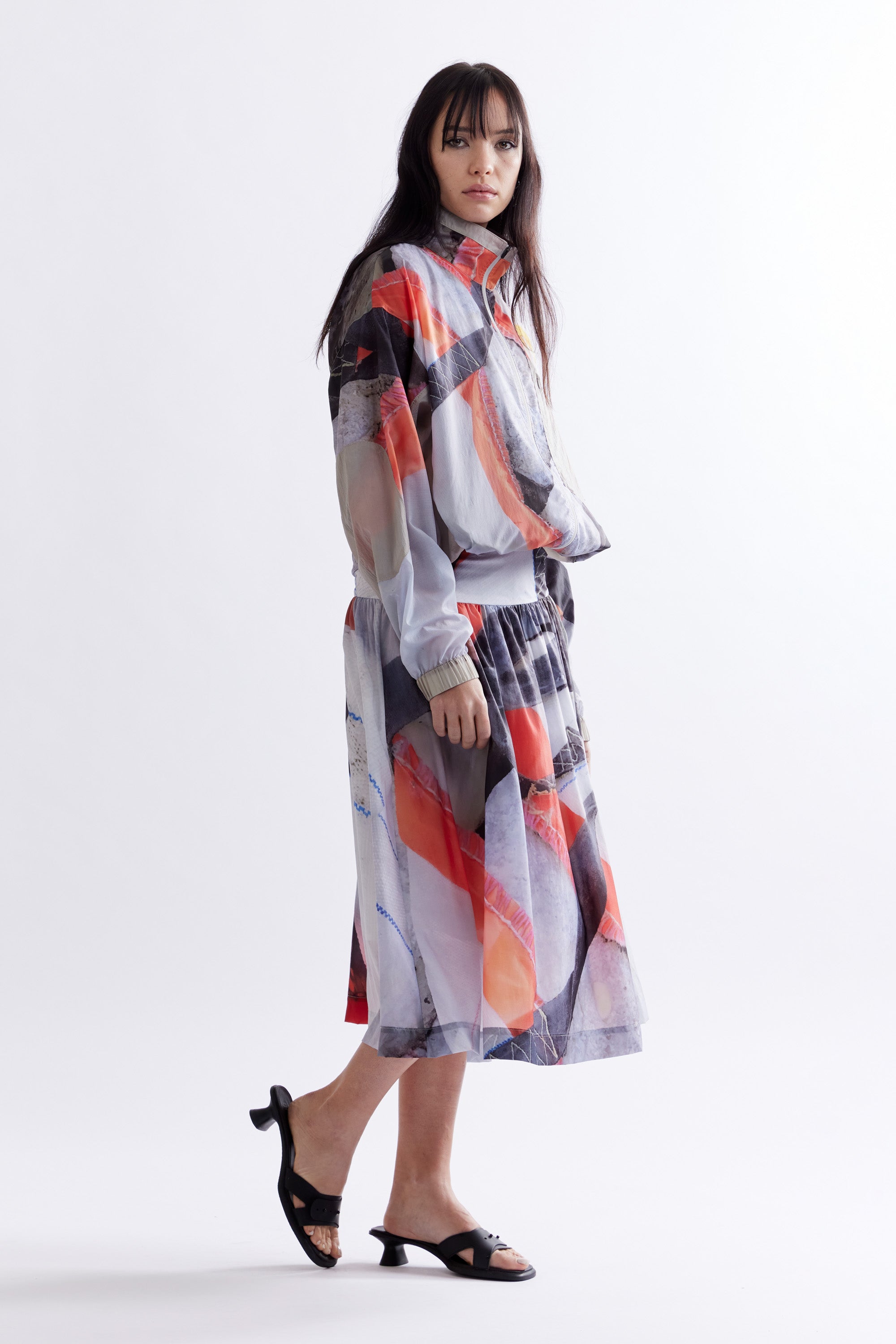 The RUE DE LANCRY MAXI SKIRT available online with global shipping, and in PAM Stores Melbourne and Sydney.
