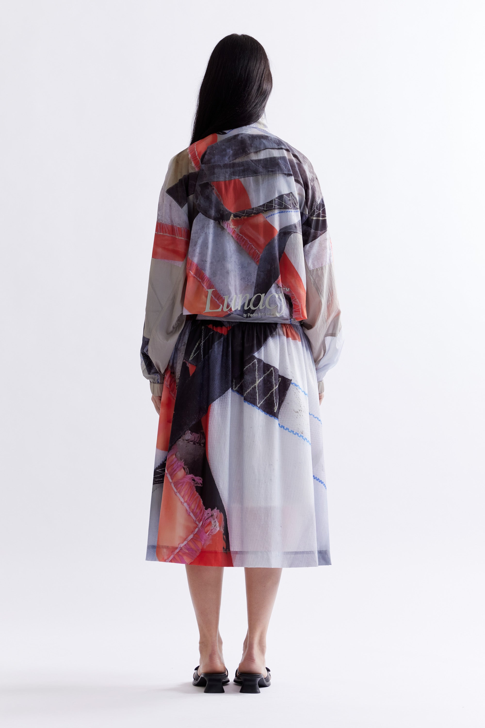 The RUE DE LANCRY MAXI SKIRT available online with global shipping, and in PAM Stores Melbourne and Sydney.