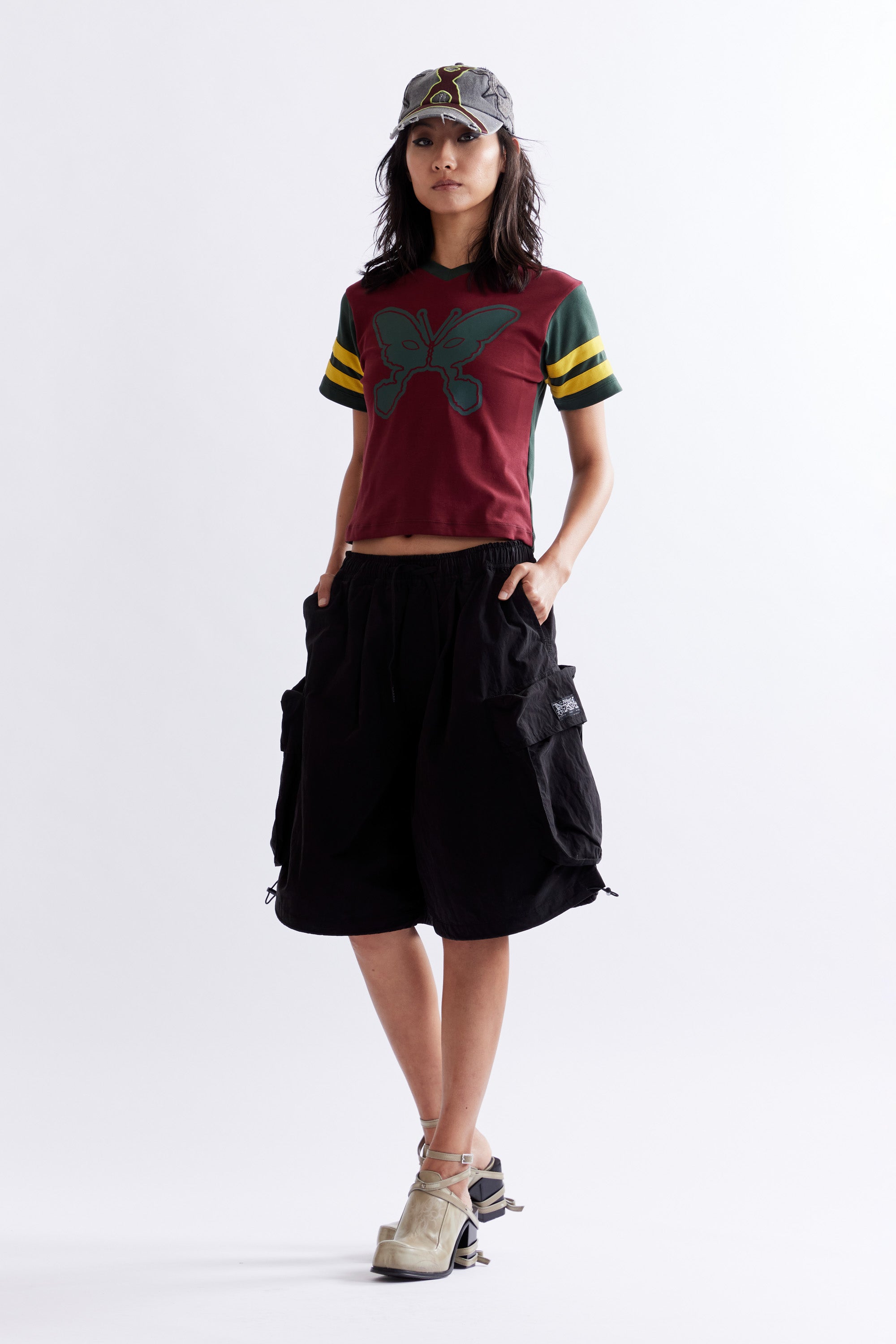 The CHOW SHORTS - BLACK available online with global shipping, and in PAM Stores Melbourne and Sydney.
