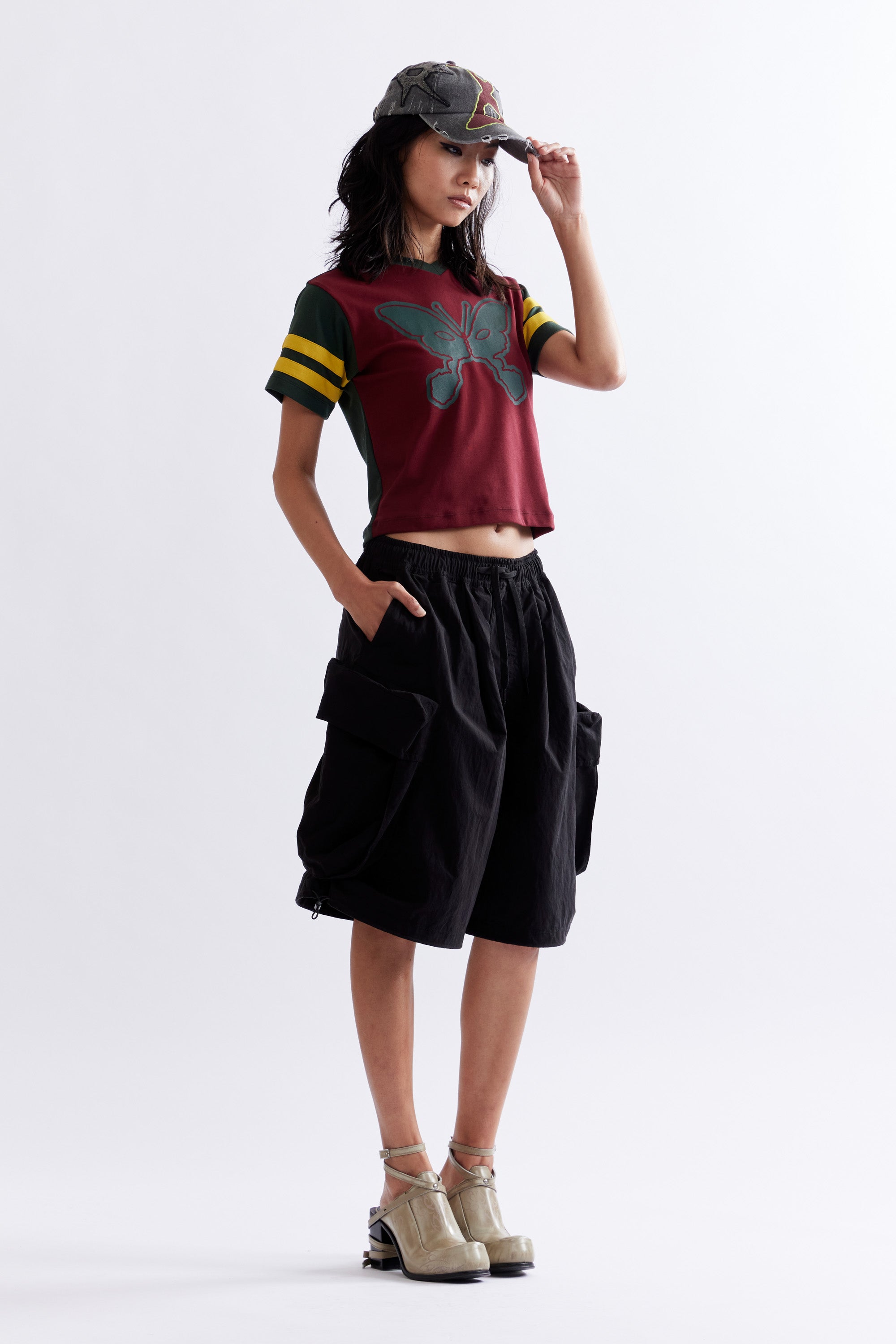 The CHOW SHORTS - BLACK available online with global shipping, and in PAM Stores Melbourne and Sydney.