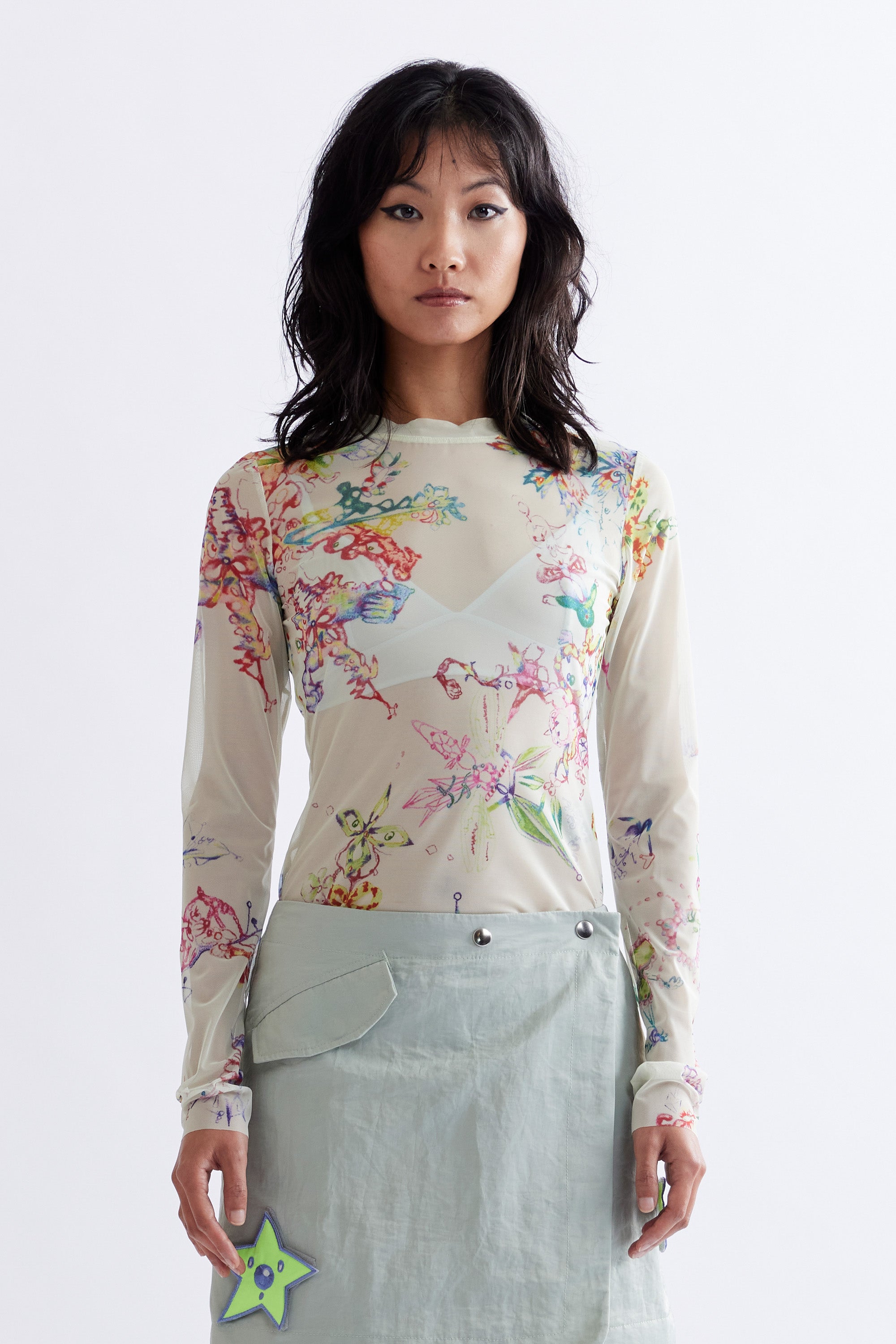 The FRACTAL MESH TOP - COCO STAR available online with global shipping, and in PAM Stores Melbourne and Sydney.