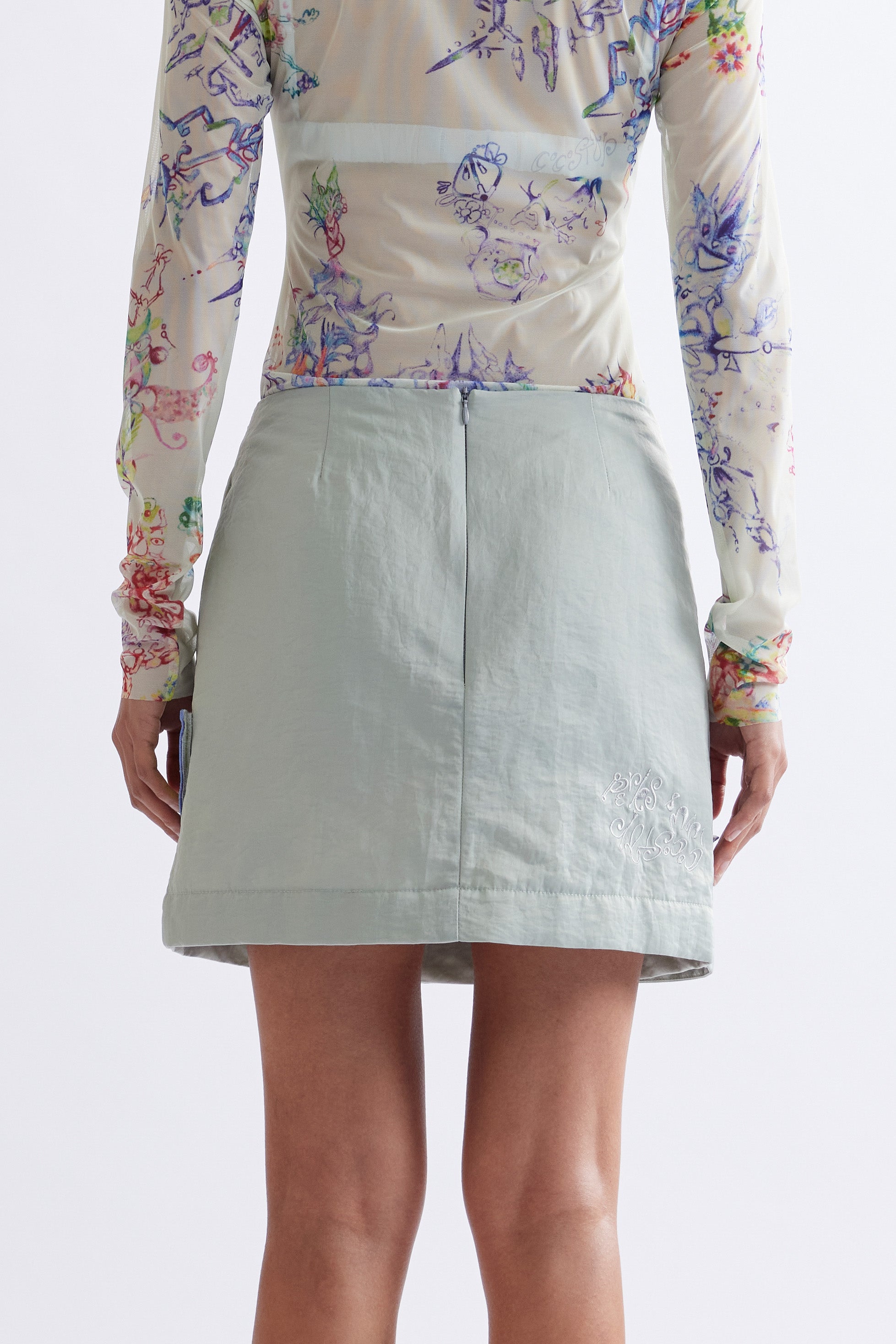 The SOUVENIR MINI SKIRT - COCO STAR available online with global shipping, and in PAM Stores Melbourne and Sydney.