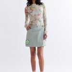 The SOUVENIR MINI SKIRT - COCO STAR available online with global shipping, and in PAM Stores Melbourne and Sydney.