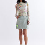 The SOUVENIR MINI SKIRT - COCO STAR available online with global shipping, and in PAM Stores Melbourne and Sydney.