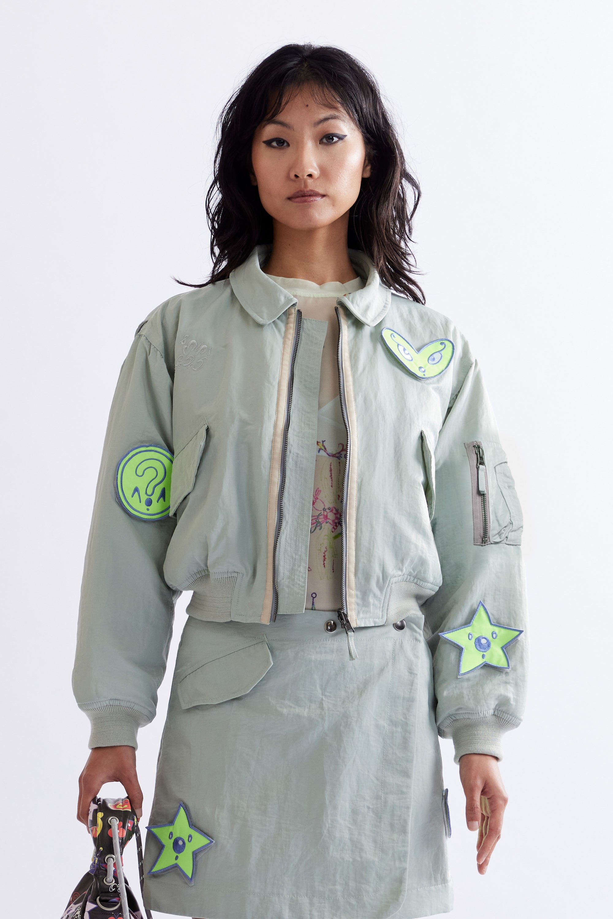 The SOUVENIR FLIGHT JACKET - COCO STAR available online with global shipping, and in PAM Stores Melbourne and Sydney.