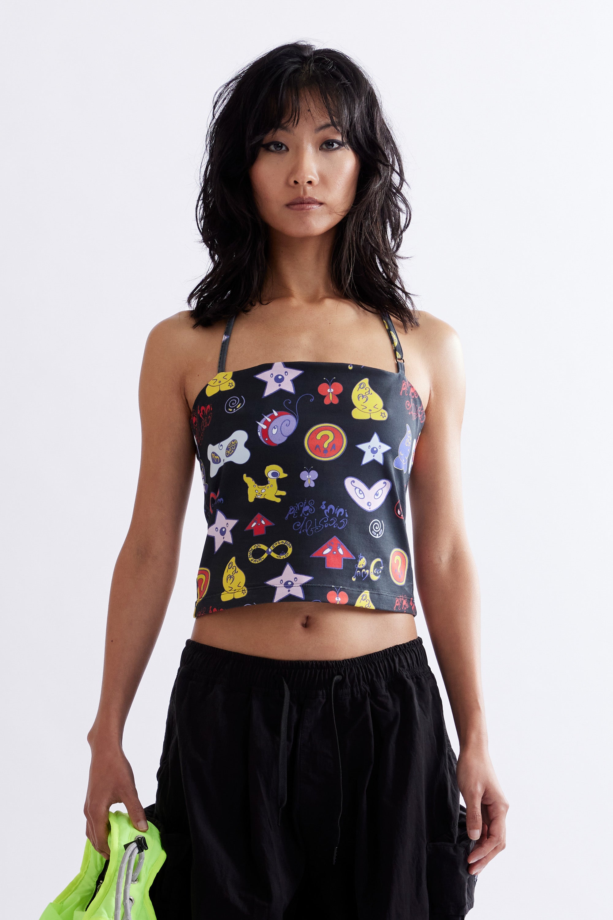 The COCO HALTER NECK TOP available online with global shipping, and in PAM Stores Melbourne and Sydney.