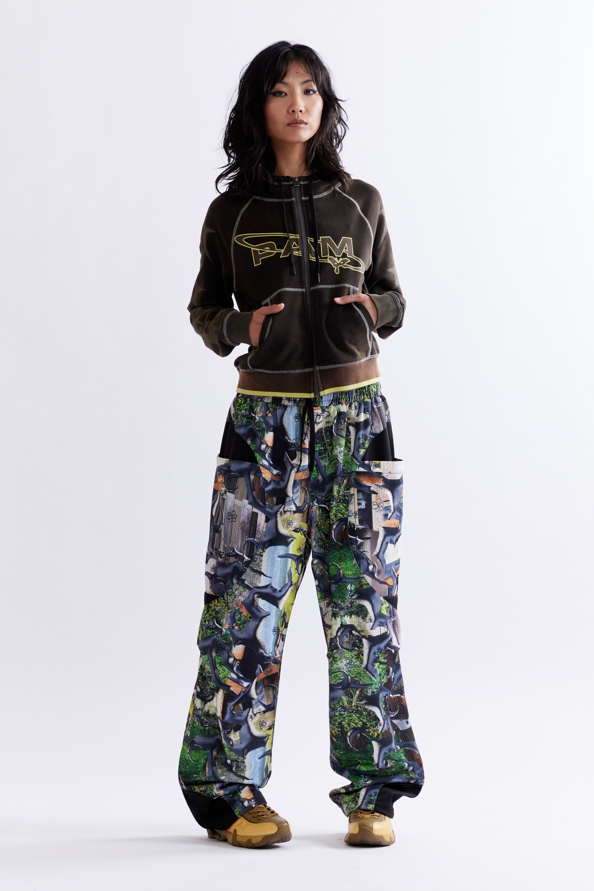 The LUNACY CARGO MESH PANT available online with global shipping, and in PAM Stores Melbourne and Sydney.