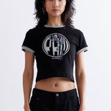 The LIL' BONES BABY TEE available online with global shipping, and in PAM Stores Melbourne and Sydney.