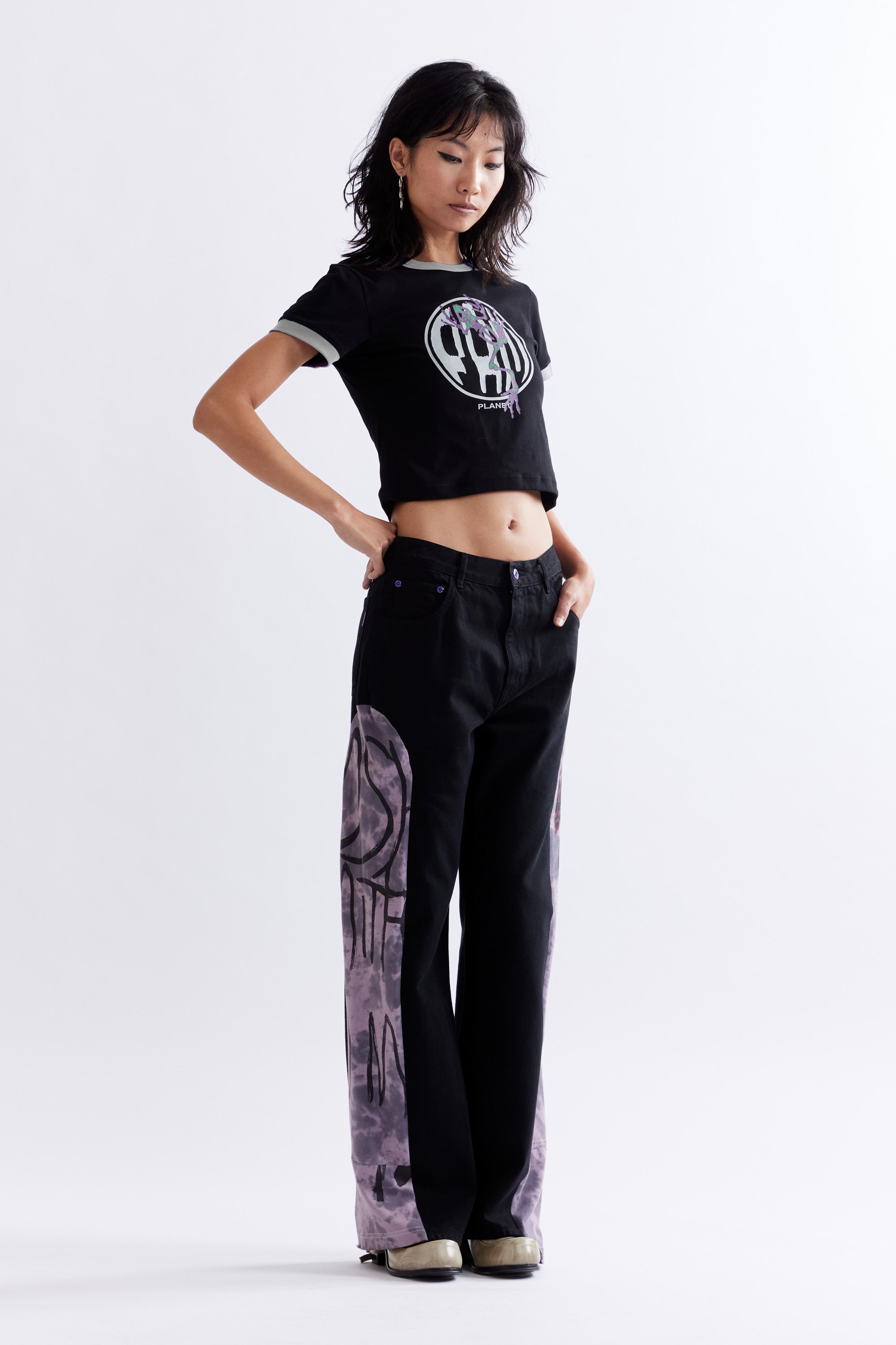 The WHITMAN PARK UPCYCLE JEAN available online with global shipping, and in PAM Stores Melbourne and Sydney.