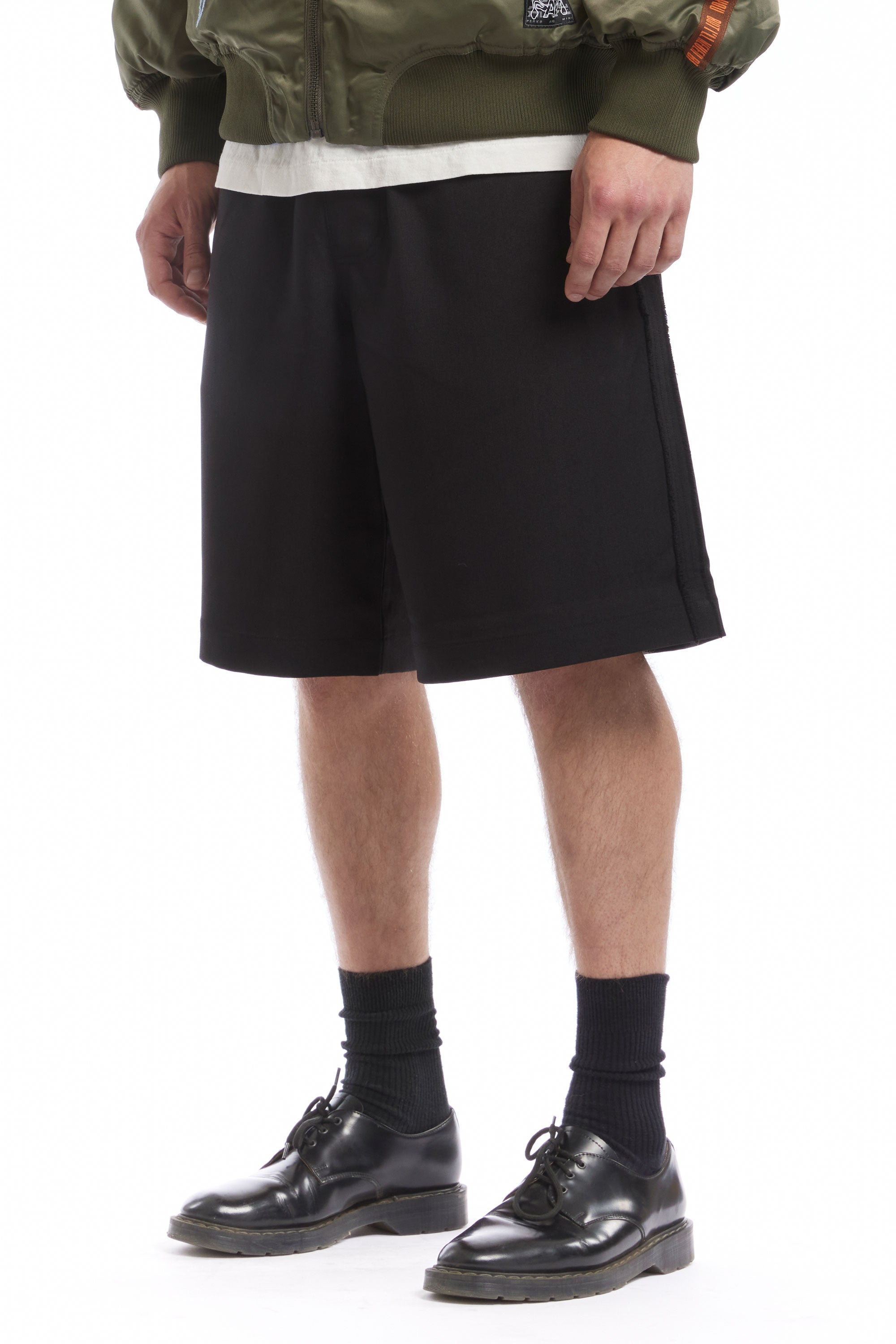The A RUSSELL UNISEX SHORTS - BLACK available online with global shipping, and in PAM Stores Melbourne and Sydney.