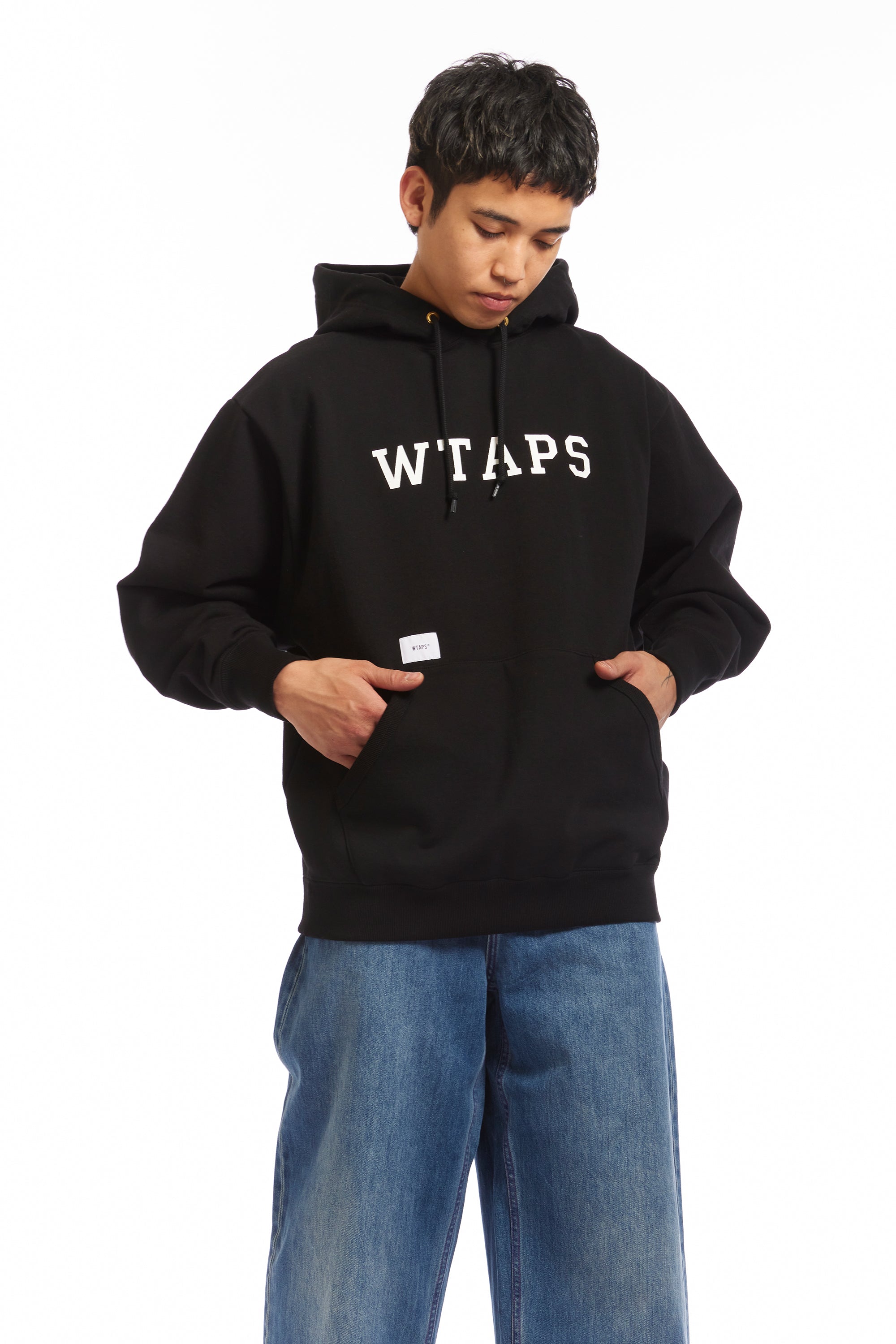 The ACADEMY / HOODY / COTTON BLACK available online with global shipping, and in PAM Stores Melbourne and Sydney.