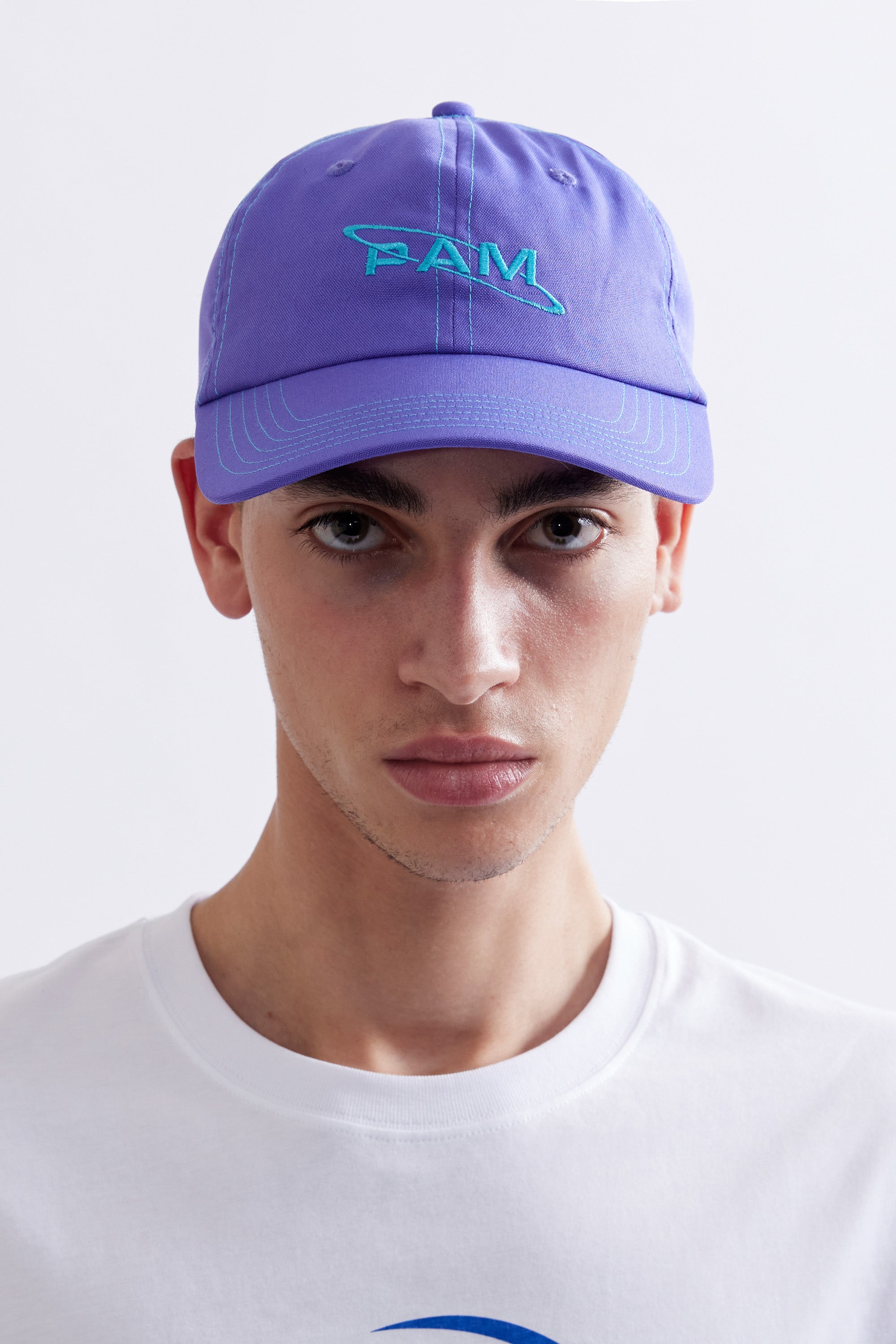 The IN THE GLOW BASEBALL CAP available online with global shipping, and in PAM Stores Melbourne and Sydney.