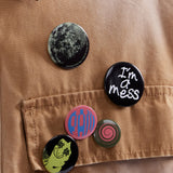 The P.A.M. LUNACY - BADGE PACK available online with global shipping, and in PAM Stores Melbourne and Sydney.