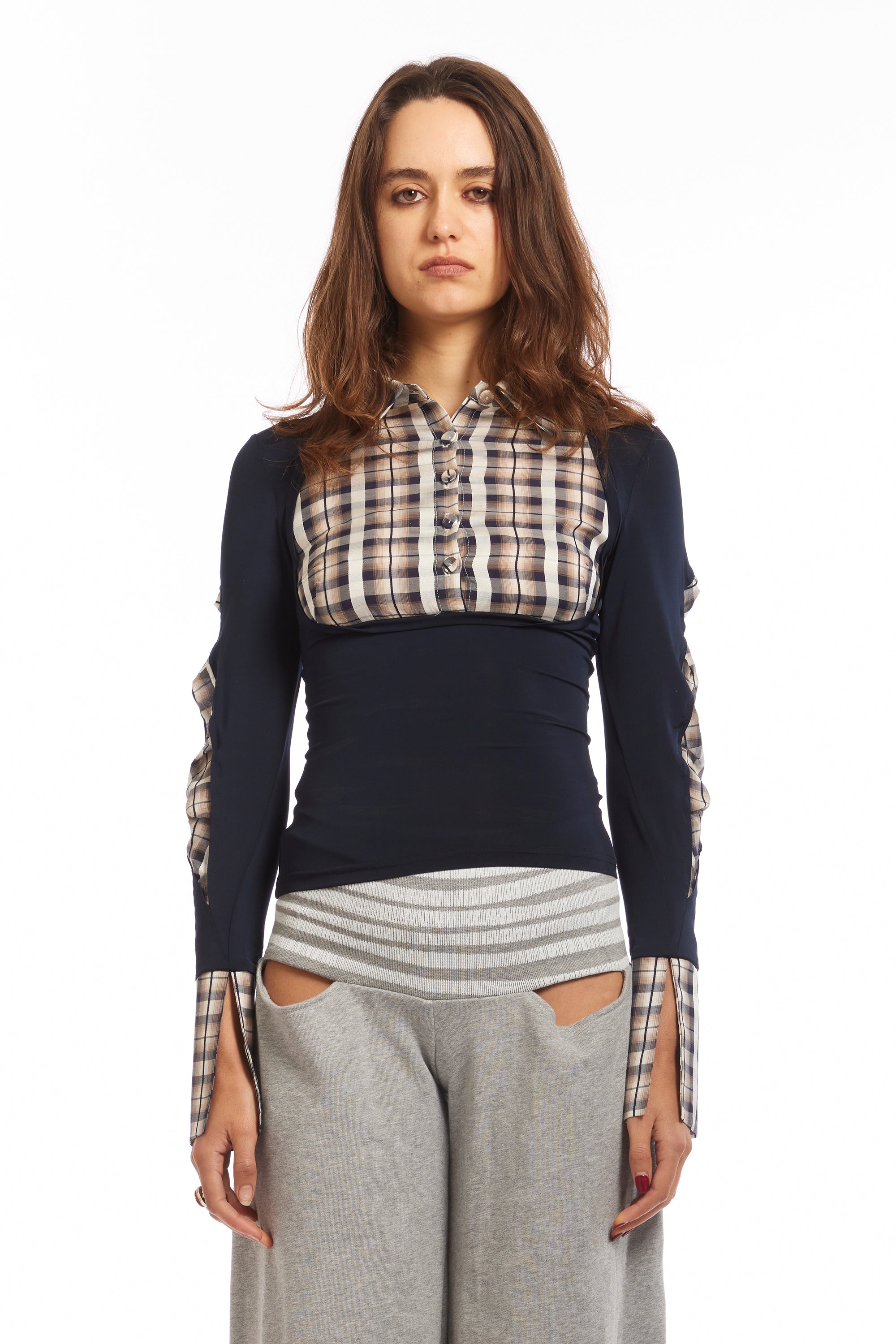 The ANNAS SHIRT PLAID available online with global shipping, and in PAM Stores Melbourne and Sydney.